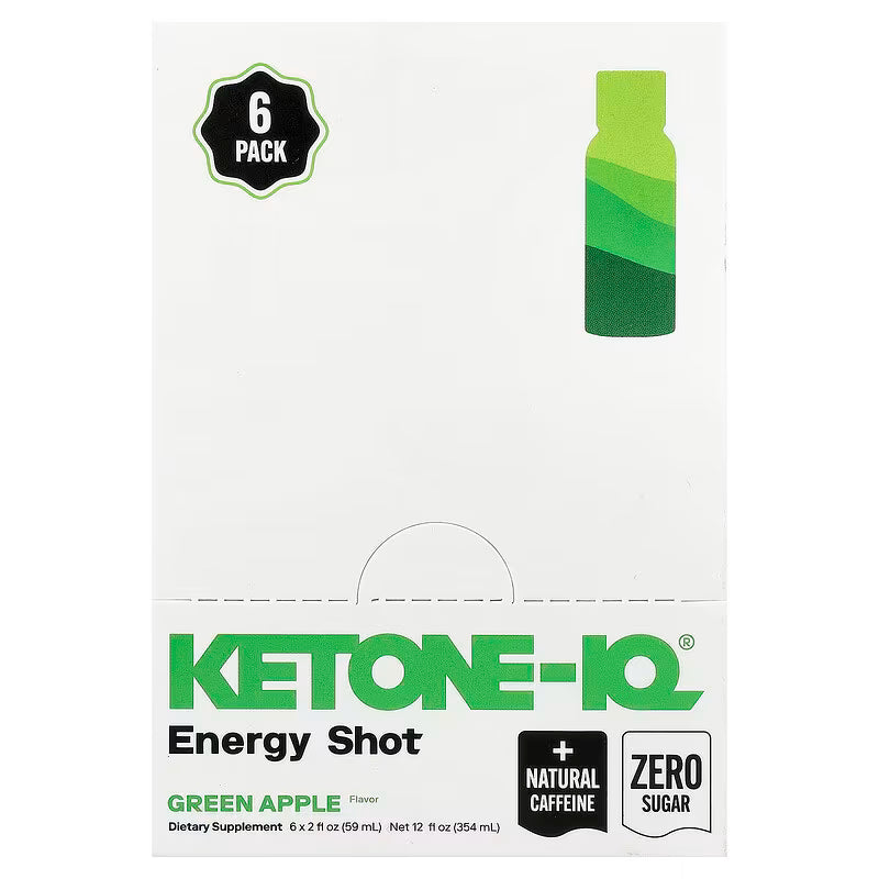Ketone-IQ, Energy Apple Multi Serving, 6 Bottles 59ml