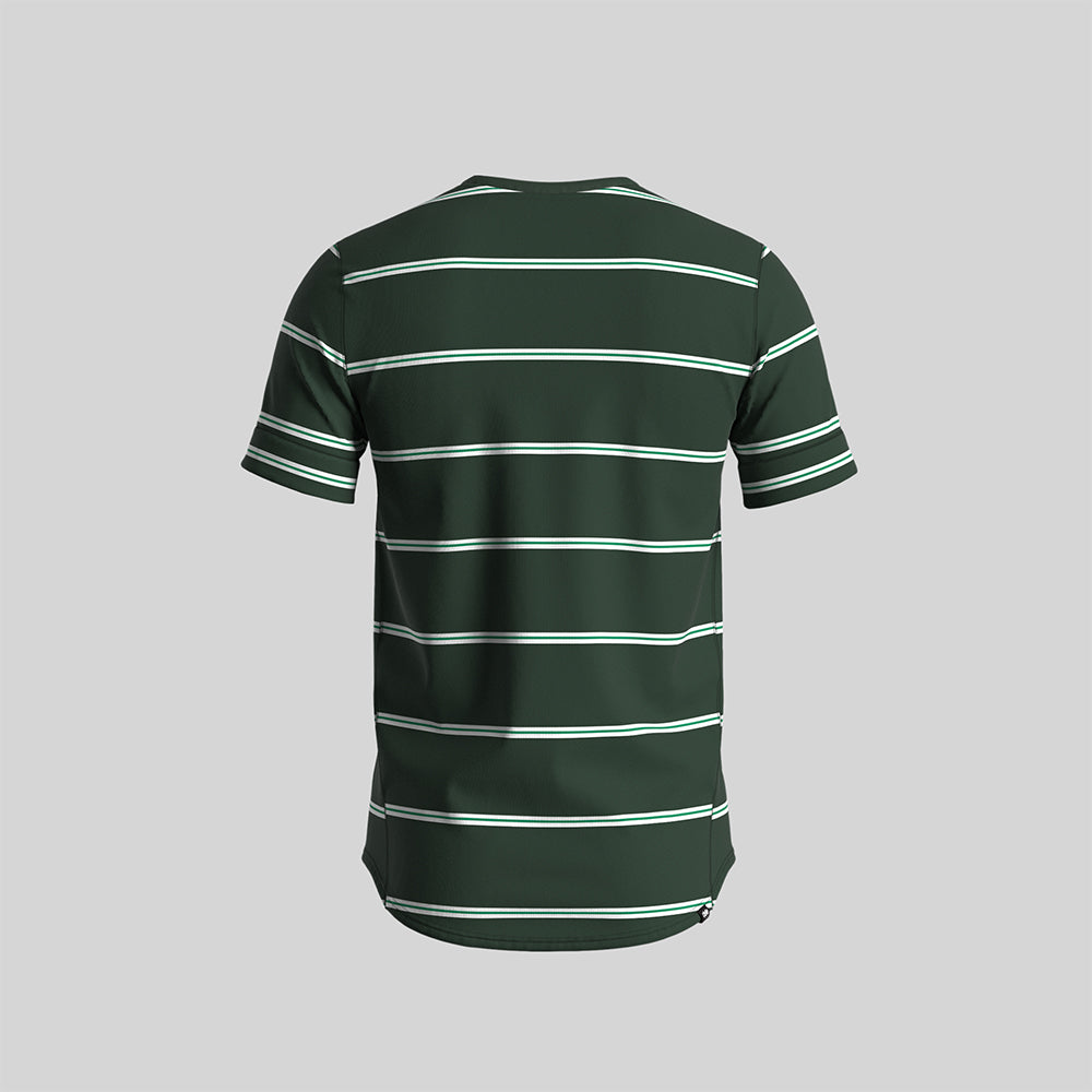 Ciele NSBTShirt - Millenium Stripe Emerald