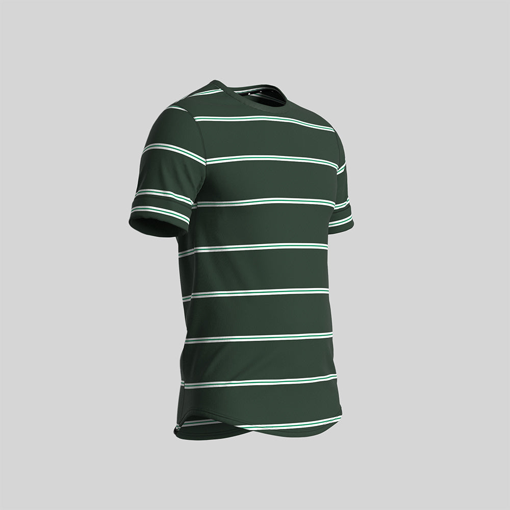 Ciele NSBTShirt - Millenium Stripe Emerald