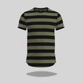 Ciele NSBTShirt - Stripe Olivebars