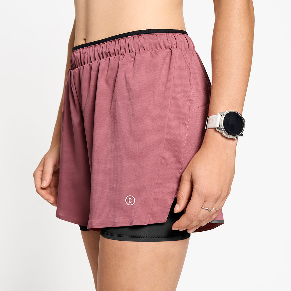 Ciele W DLYShort 4" Long Brief Deco Rose