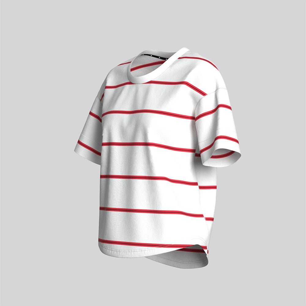 Ciele W WNSBTShirt - Millenium Strip White Rock - Macs Outdoor Co