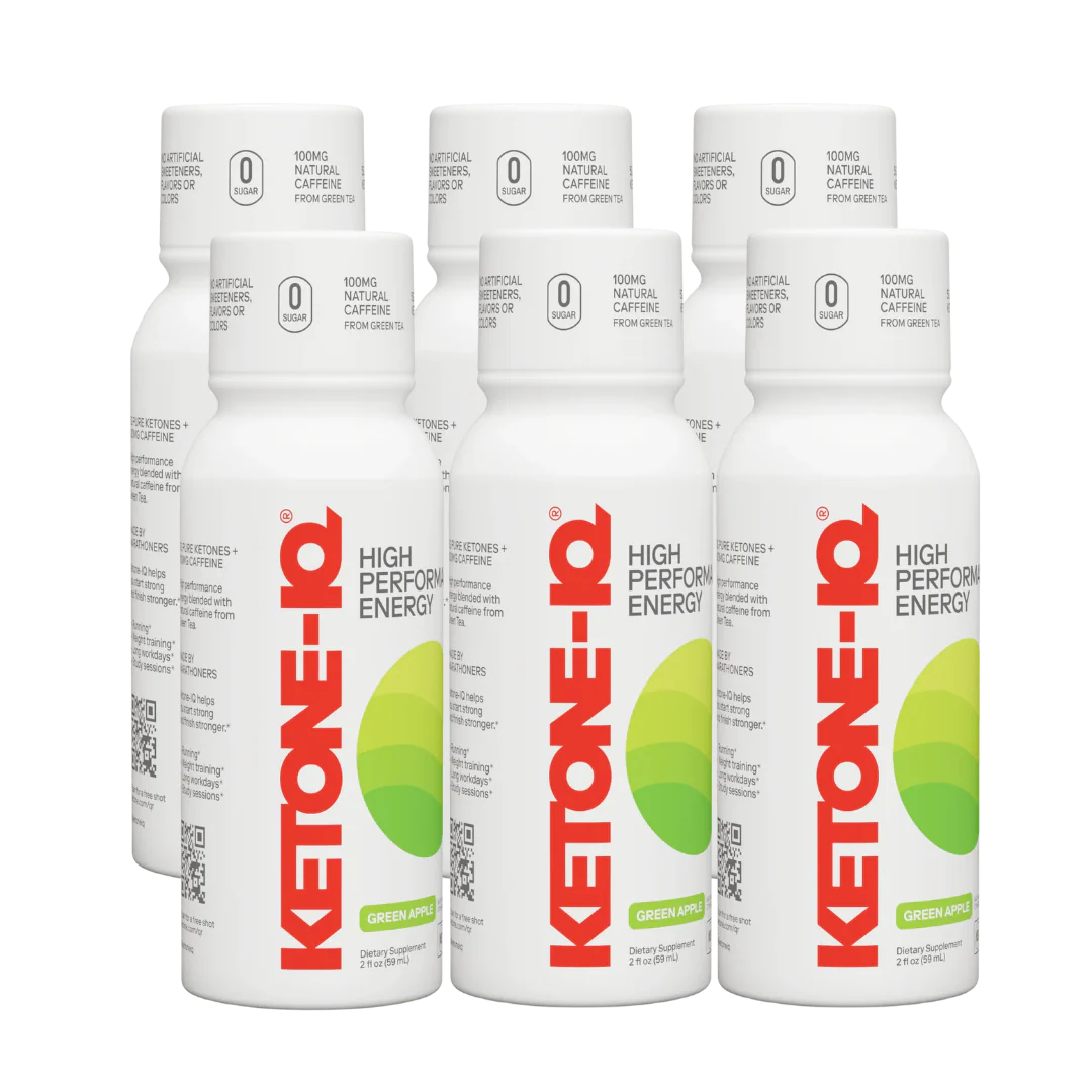 Ketone-IQ, Energy Apple Multi Serving, 6 Bottles 59ml